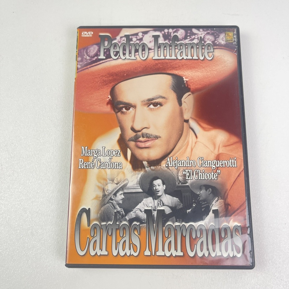 Cartas Marcadas DVD Pedro Infante Classic Rene Cardona 1950s Mexico
